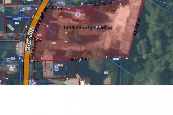 Kielce, Zalesie, Browarna, Działka budowlana 1461 m² z domem  – Kielce, ul. Browarna