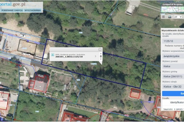 Kielce, Wojska Polskiego, Dwie działki w Kielcach o powiechdni 2362m2