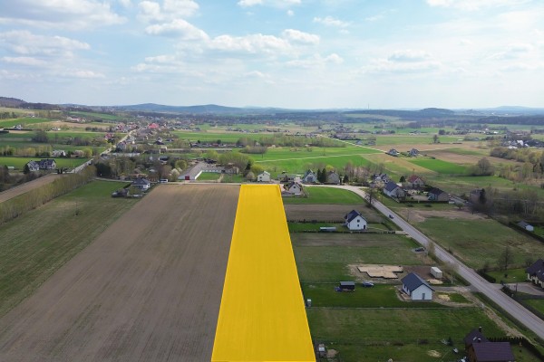 kielecki, Strawczyn, Strawczynek, Duża działka budowlana Starwczynek 20 km od Kielc