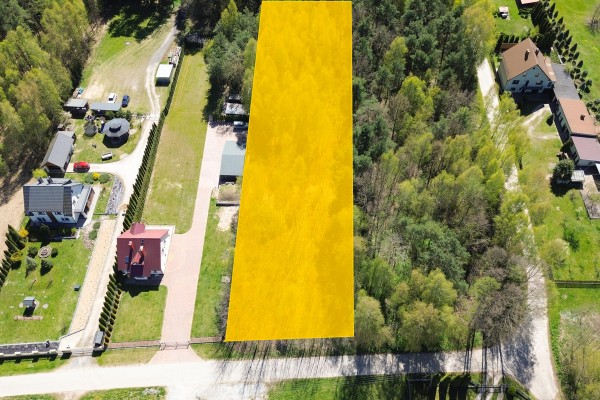 kielecki, Strawczyn, Korczyn, Działka budowlana z lasem  6300m2 Korczyn Gm. Strawczyn