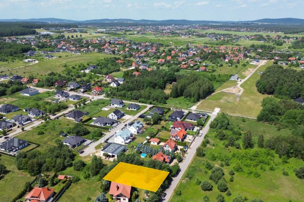 kielecki, Morawica, Bieleckie Młyny, Jarzębinowa, Działka budowlana Bieleckie Młyny gm. Morawica