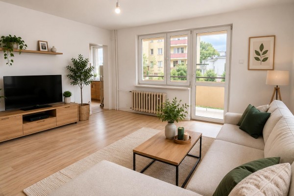 Kielce, Centrum, Czarnowska, 3-pokojowe mieszkanie w centrum | Czarnowska | 51,4 m&sup2;