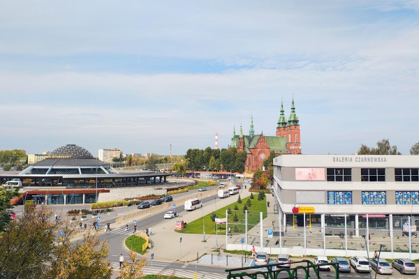 Kielce, Centrum, Panoramiczna, 3-pokojowe mieszkanie w centrum Kielc|50,01 m&sup2;|ul. Panoramiczna|Loggia